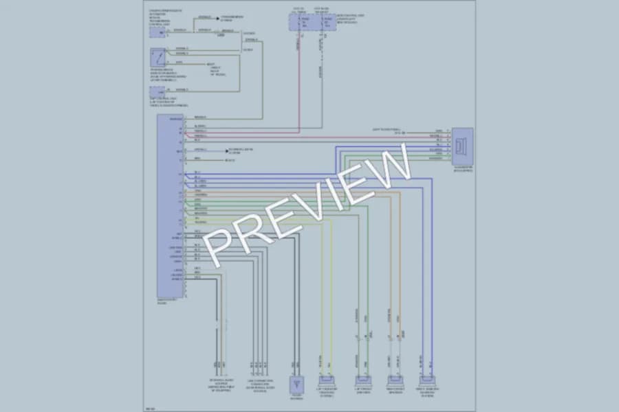 2012 Smart fortwo Radio wiring diagram preview