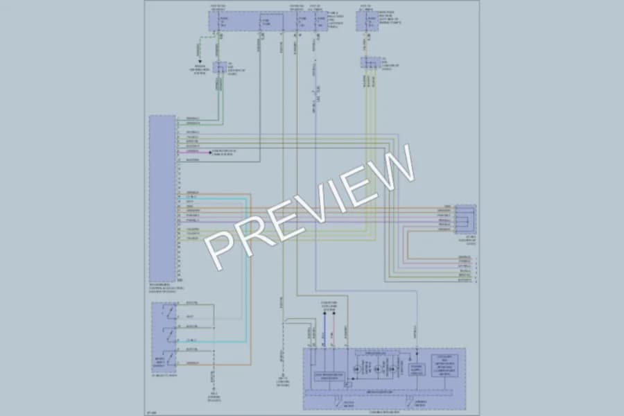 2012 Subaru Forester Transmission wiring diagram preview