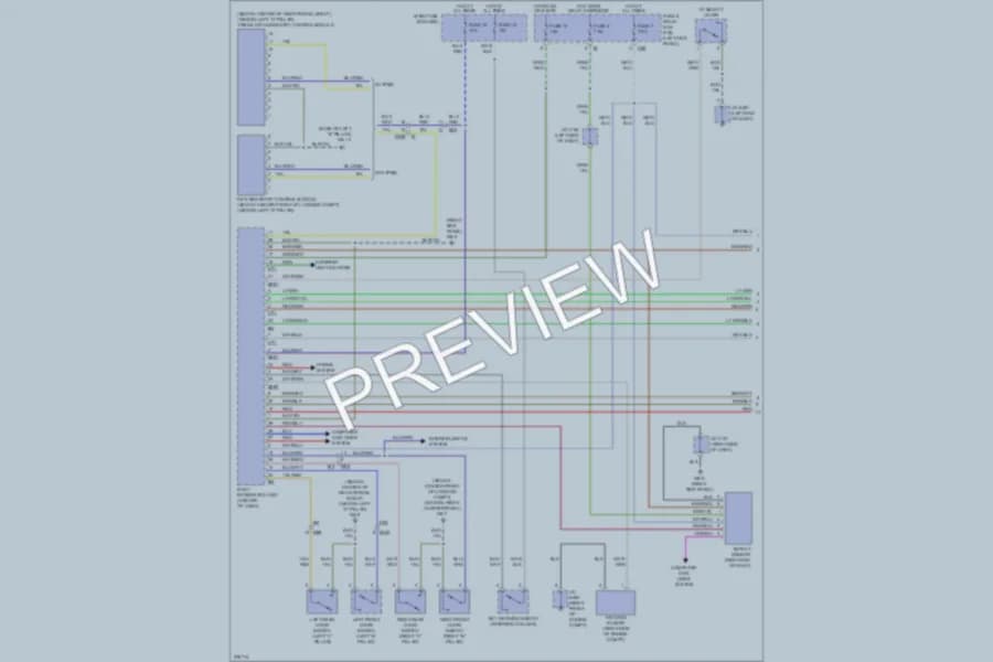 2012 Subaru Legacy Anti Theft wiring diagram preview