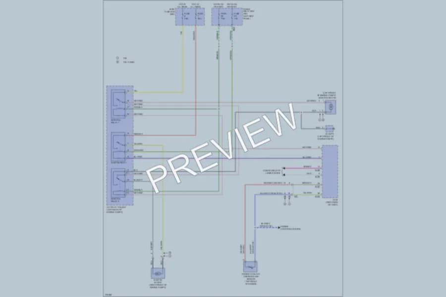 2012 Subaru Legacy Cooling Fan wiring diagram preview