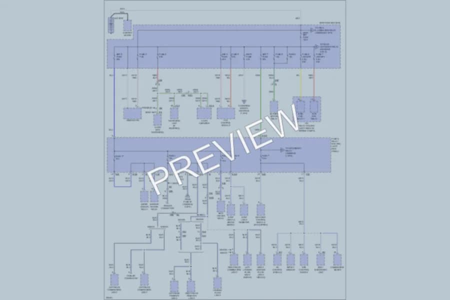 2012 Subaru Legacy Power Distribution wiring diagram preview