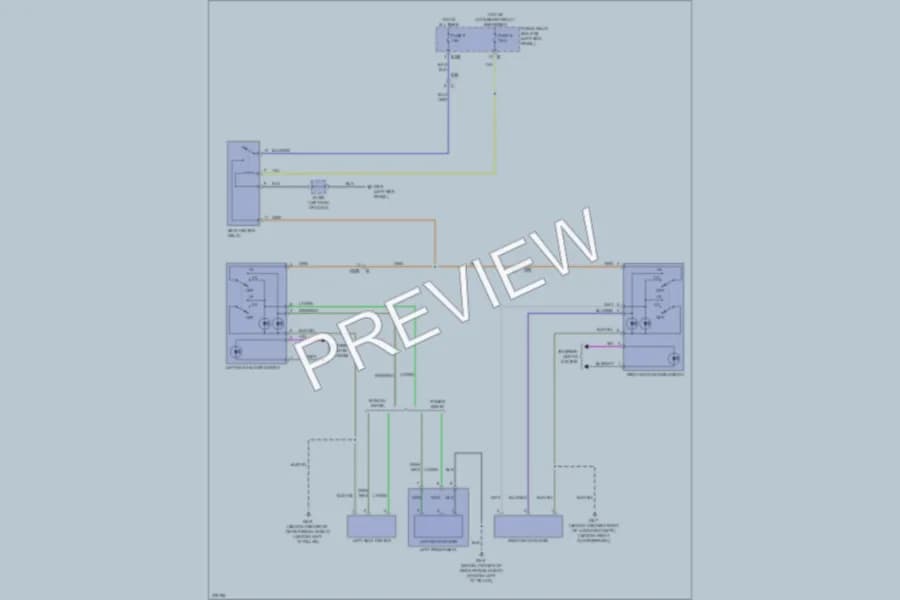 2012 Subaru Legacy Power Seats wiring diagram preview
