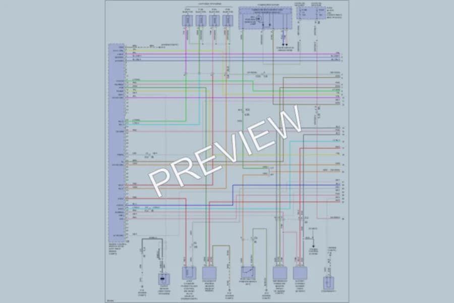 2012 Suzuki Equator Engine Performance wiring diagram preview