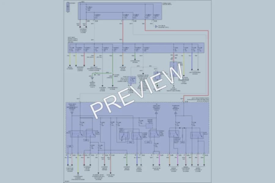 2012 Suzuki Equator Power Distribution wiring diagram preview