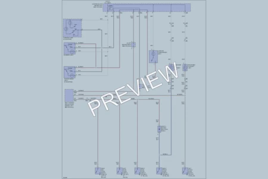 2012 Suzuki GrandVitara Interior Lights wiring diagram preview