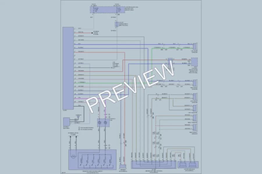 2012 Suzuki GrandVitara Radio wiring diagram preview