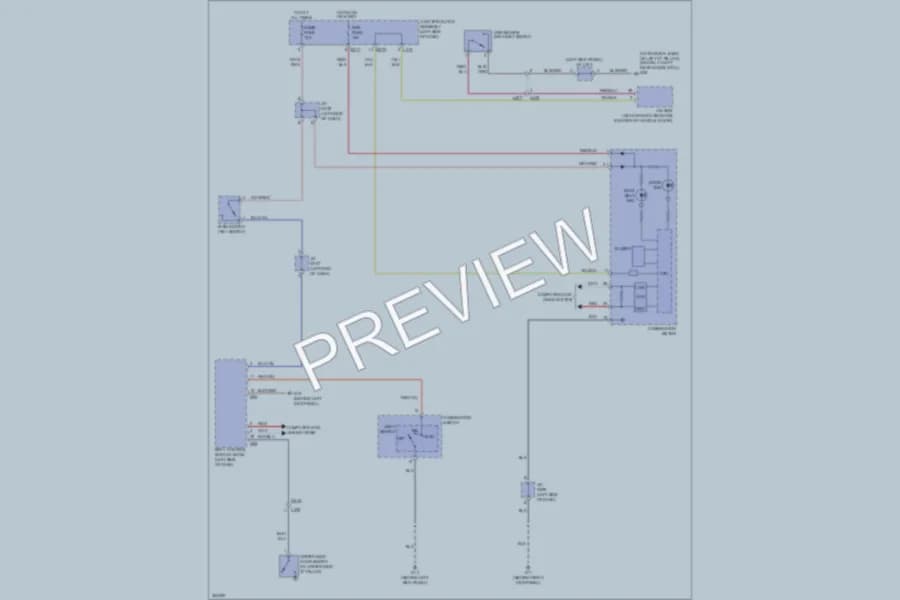 2012 Suzuki SX4 Warning Systems wiring diagram preview