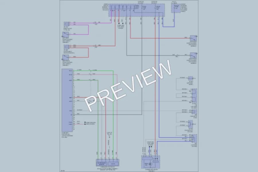 2012 Toyota 4Runner Electronic Suspension wiring diagram preview