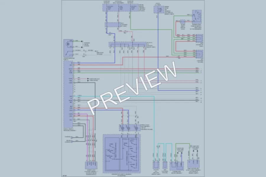 2012 Toyota 4Runner Navigation wiring diagram preview