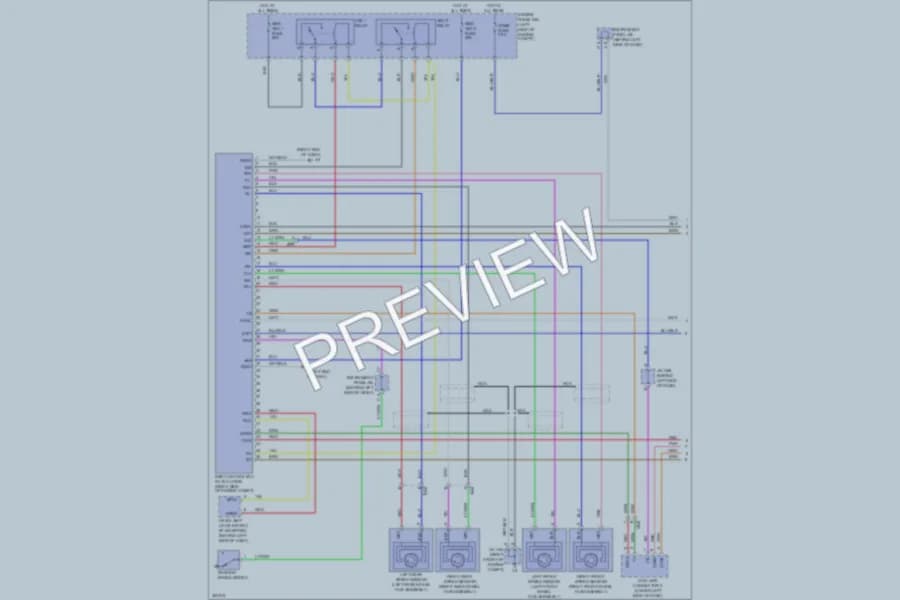 2012 Toyota Avalon Anti Lock Brakes wiring diagram preview