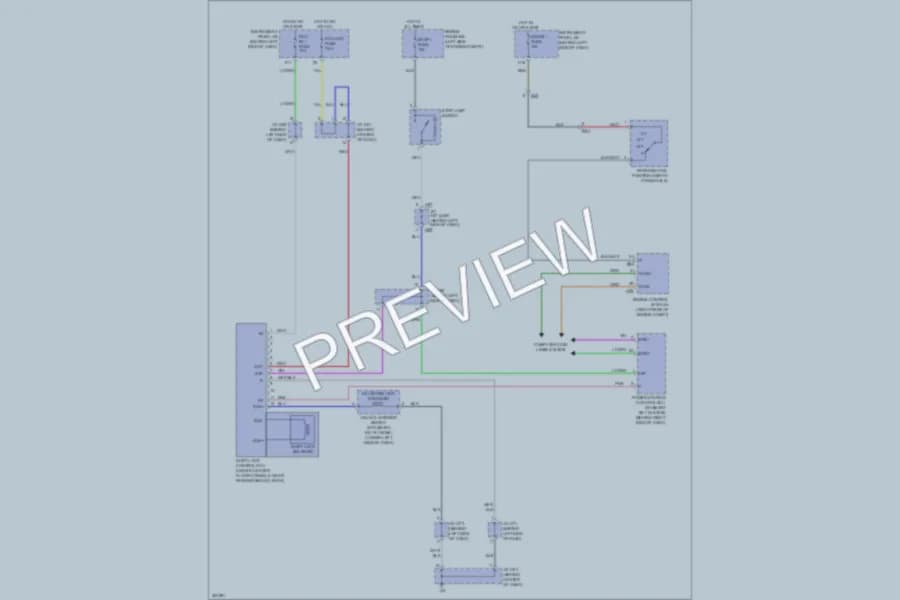2012 Toyota Avalon Shift Interlock wiring diagram preview