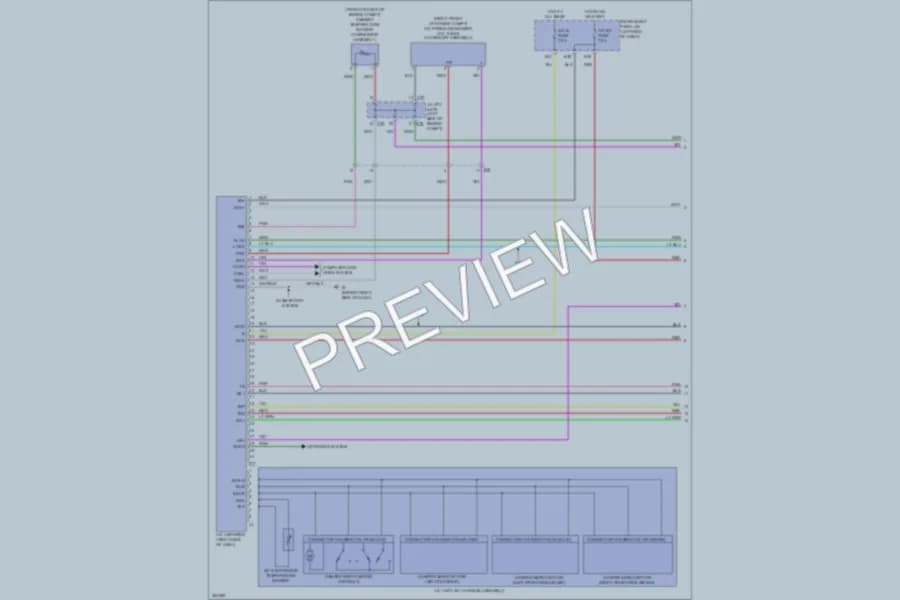 2012 Toyota Camry Air Conditioning wiring diagram preview