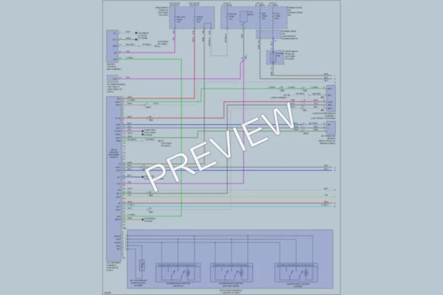 2012 Toyota Corolla Air Conditioning wiring diagram preview