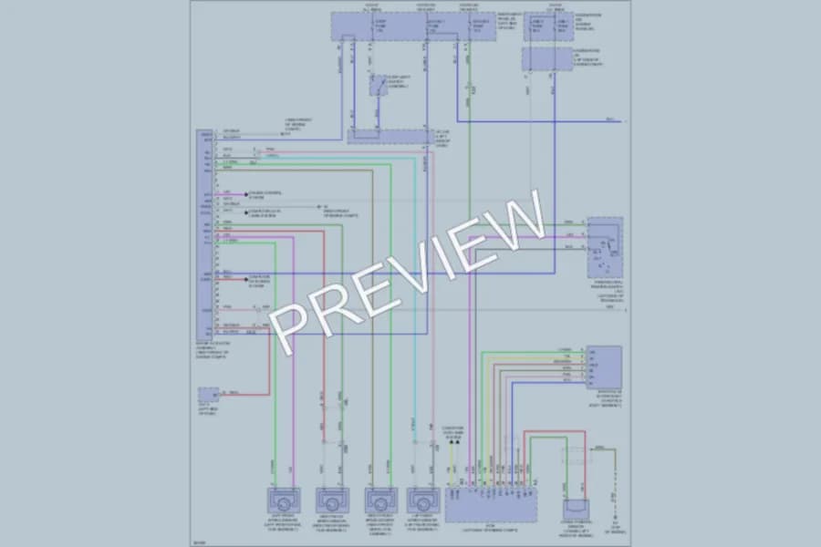 2012 Toyota Corolla Anti Lock Brakes wiring diagram preview