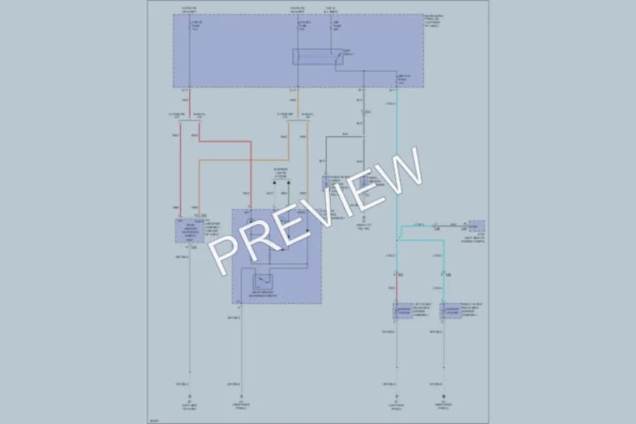 2012 Toyota Corolla Defoggers wiring diagram preview