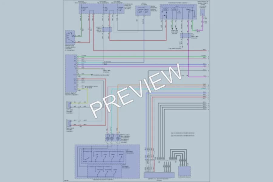 2012 Toyota Corolla Navigation wiring diagram preview