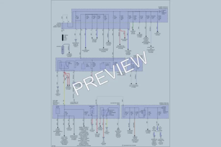 2012 Toyota Corolla Power Distribution wiring diagram preview