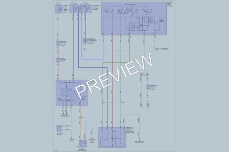 2012 Toyota Corolla Wiper Washer wiring diagram preview