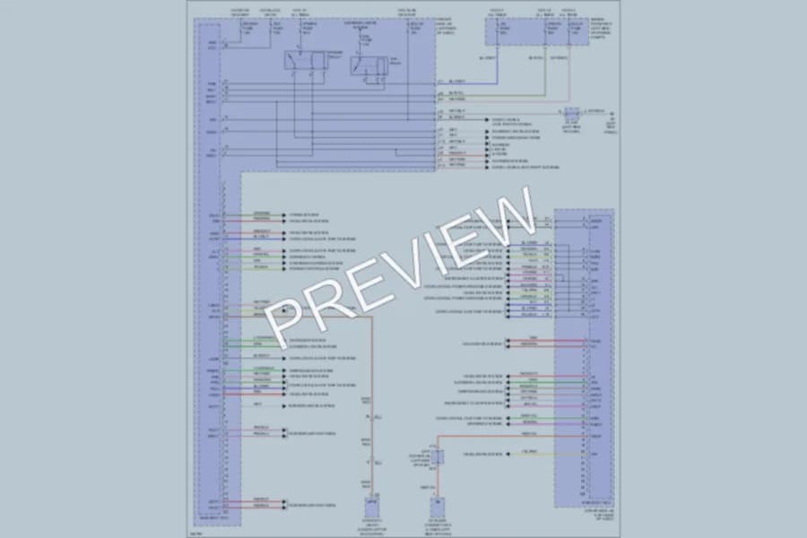 2012 Toyota FJCruiser Body Control Modules wiring diagram preview