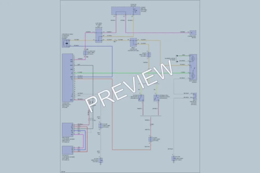 2012 Toyota FJCruiser Navigation wiring diagram preview