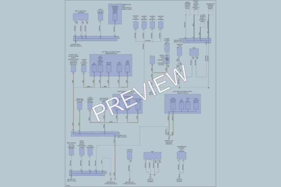 2012 Toyota Highlander Ground Distribution wiring diagram preview