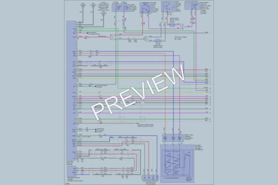 2012 Toyota Highlander Navigation wiring diagram preview