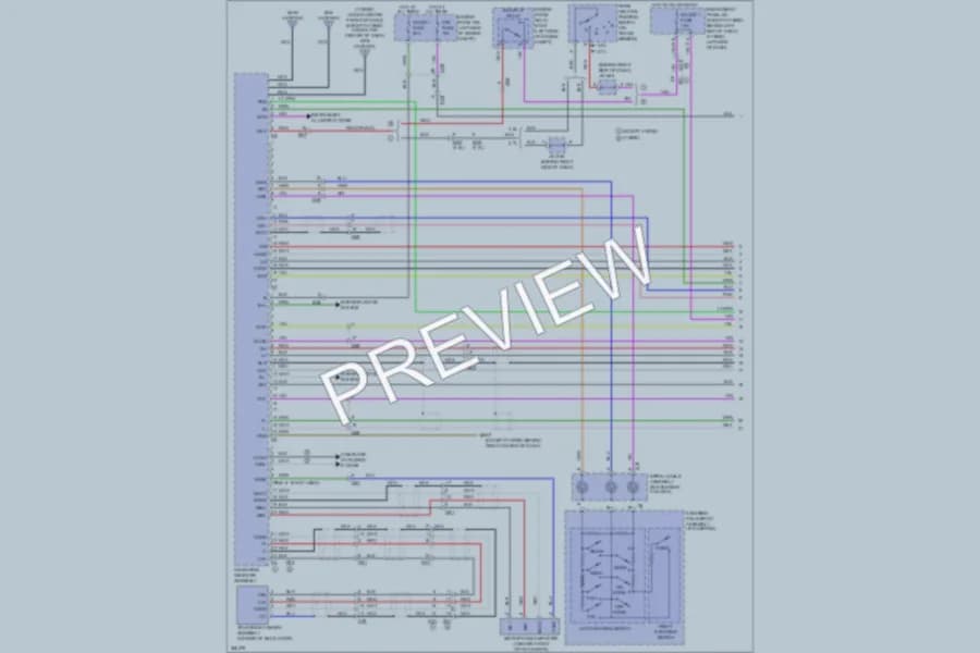 2012 Toyota Highlander Radio wiring diagram preview