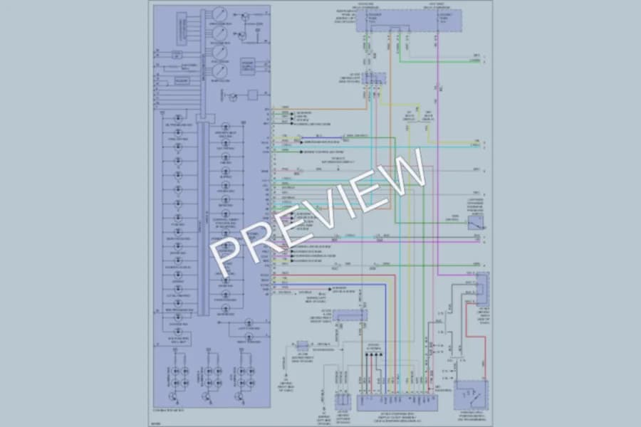 2012 Toyota HighlanderHybrid Instrument Cluster wiring diagram preview