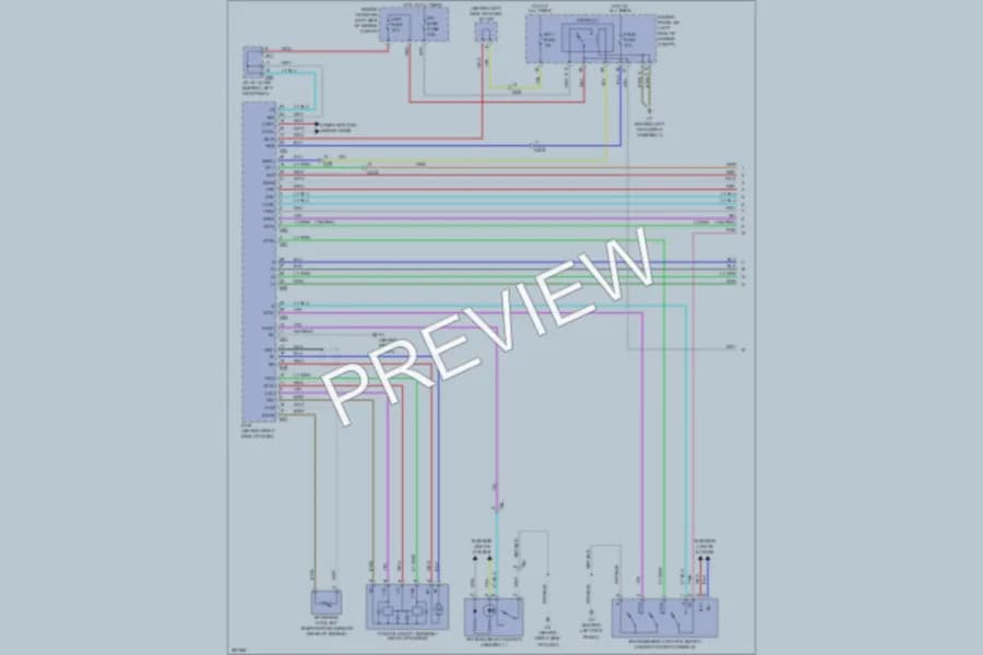 2012 Toyota HighlanderHybrid Transmission wiring diagram preview