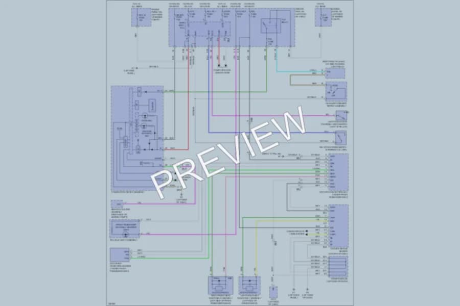 2012 Toyota Matrix Warning Systems wiring diagram preview