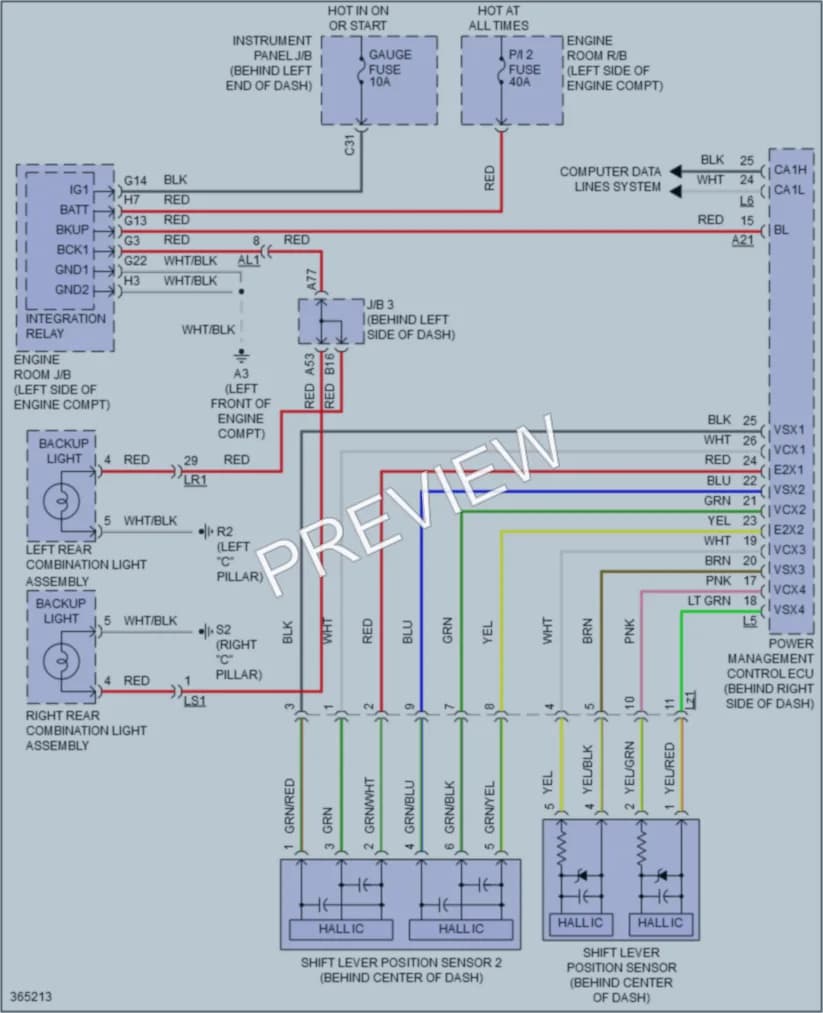 2012 Toyota PriusPlugin Exterior Lights wiring diagram preview
