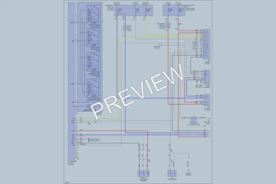 2012 Toyota RAV4 Air Conditioning wiring diagram preview