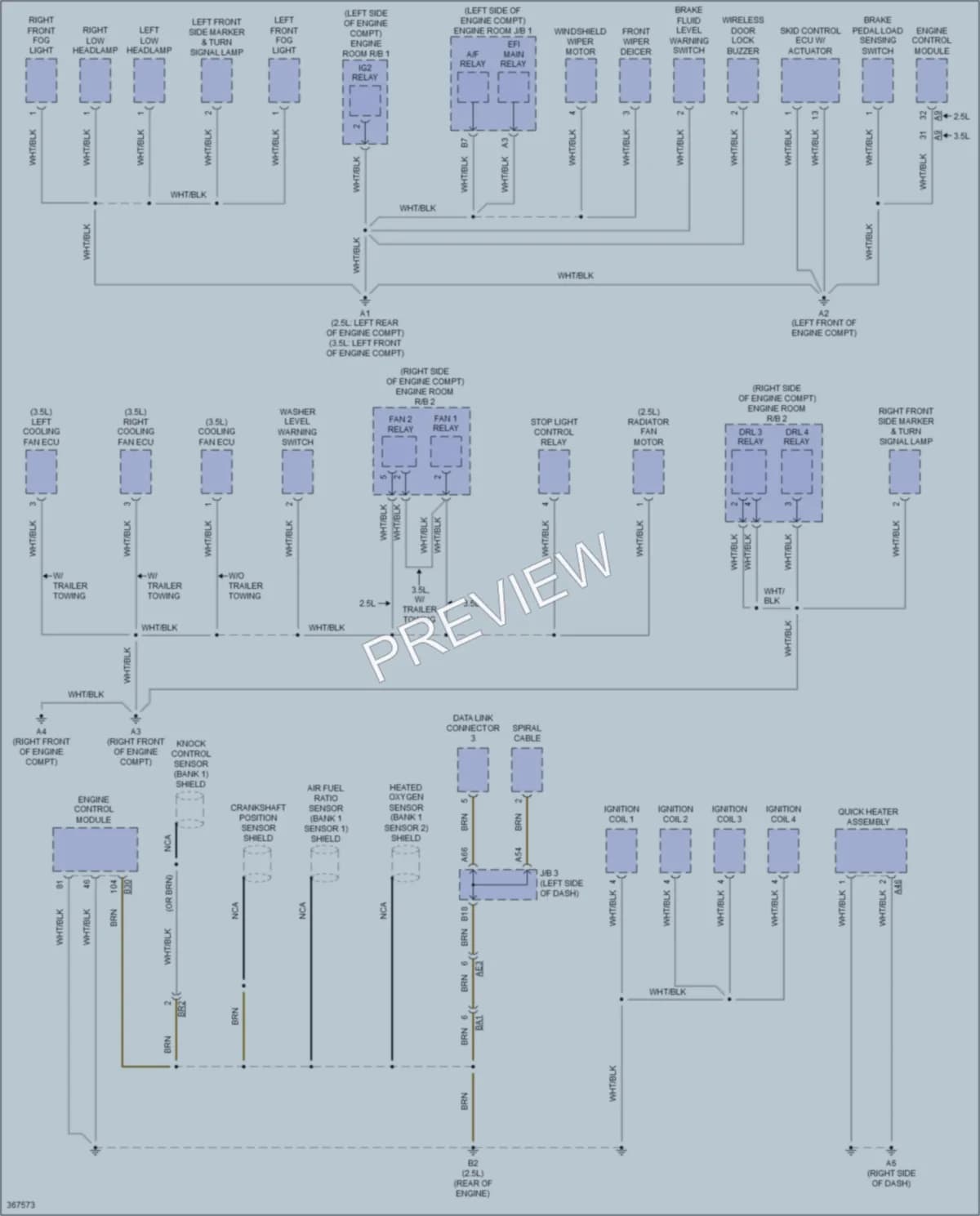 2012 Toyota RAV4 Ground Distribution wiring diagram preview