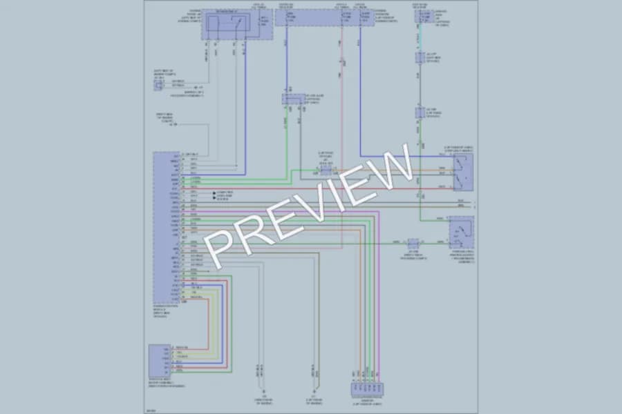2012 Toyota Sequoia Cruise Control wiring diagram preview