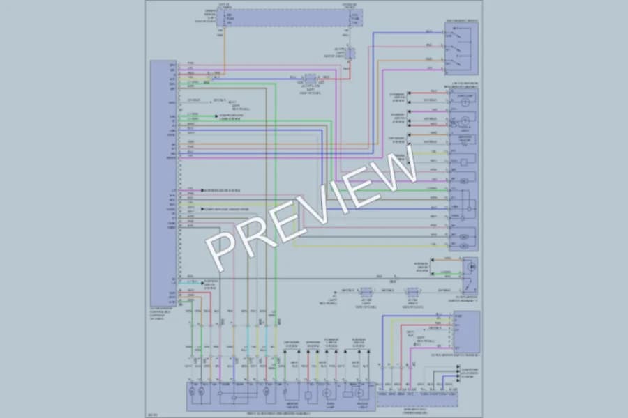 2012 Toyota Sequoia Memory Systems wiring diagram preview