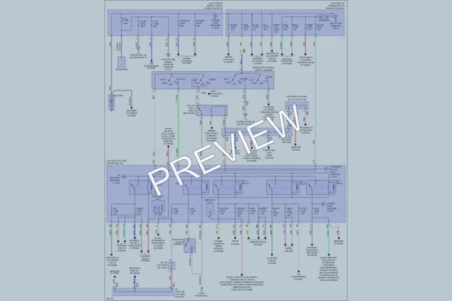 2012 Toyota Sequoia Power Distribution wiring diagram preview