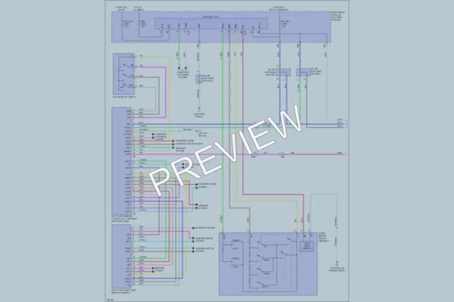2012 Toyota Sienna Memory Systems wiring diagram preview