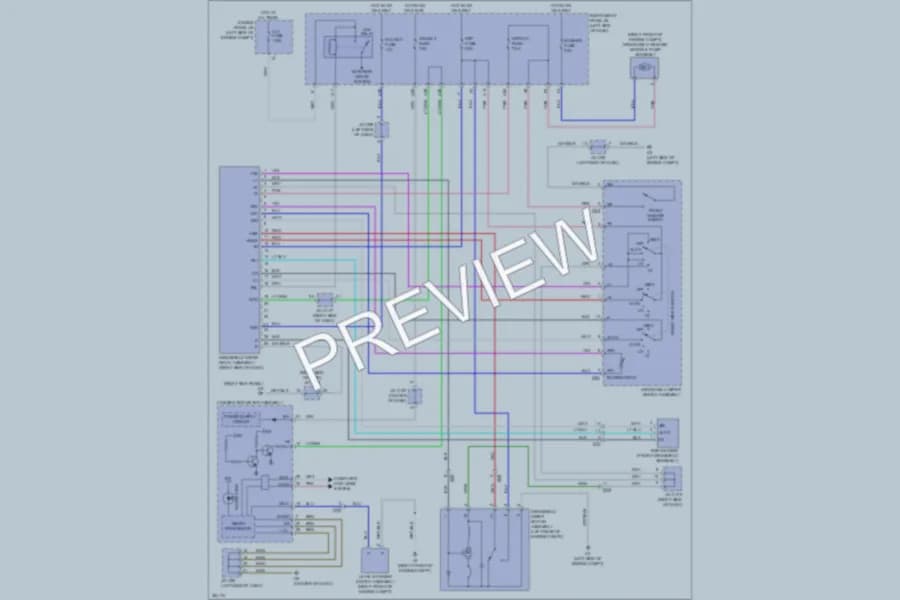 2012 Toyota Sienna Wiper Washer wiring diagram preview