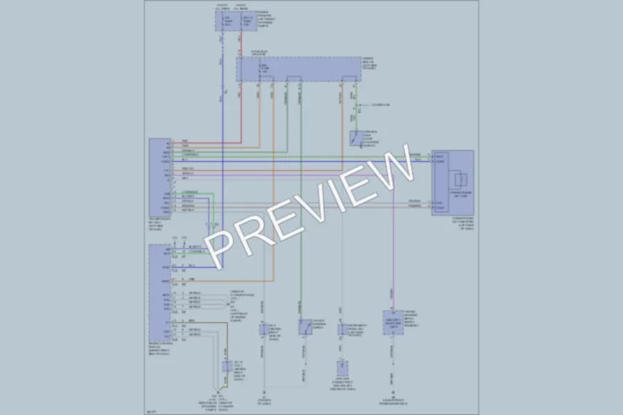 2012 Toyota Tacoma Anti Theft wiring diagram preview