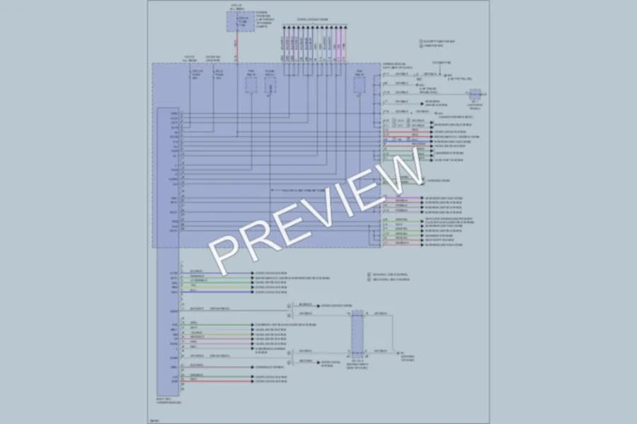2012 Toyota Tacoma Body Control Modules wiring diagram preview