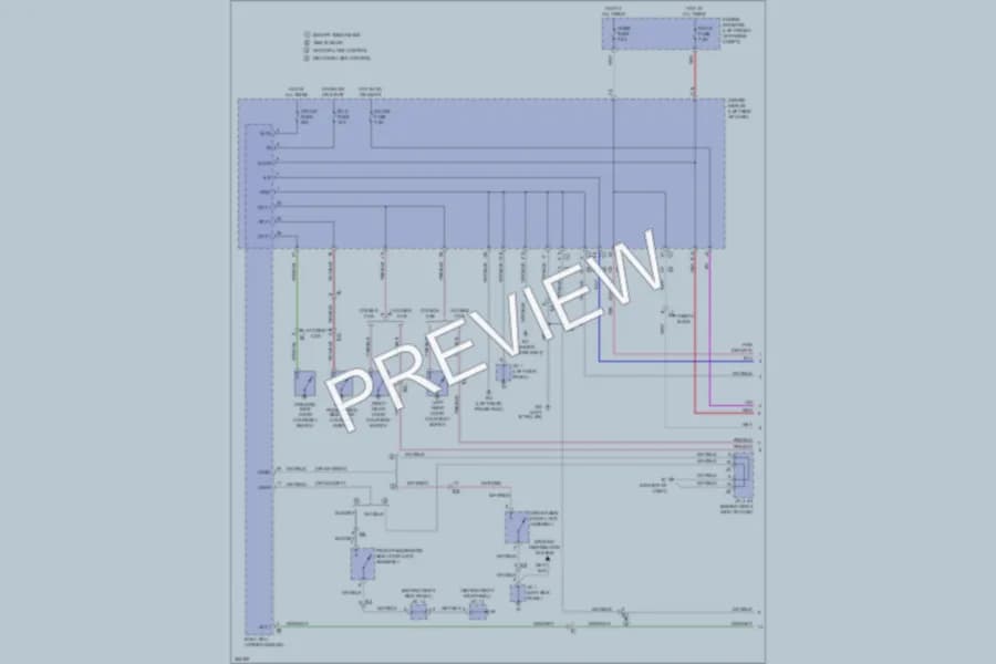 2012 Toyota Tacoma Interior Lights wiring diagram preview
