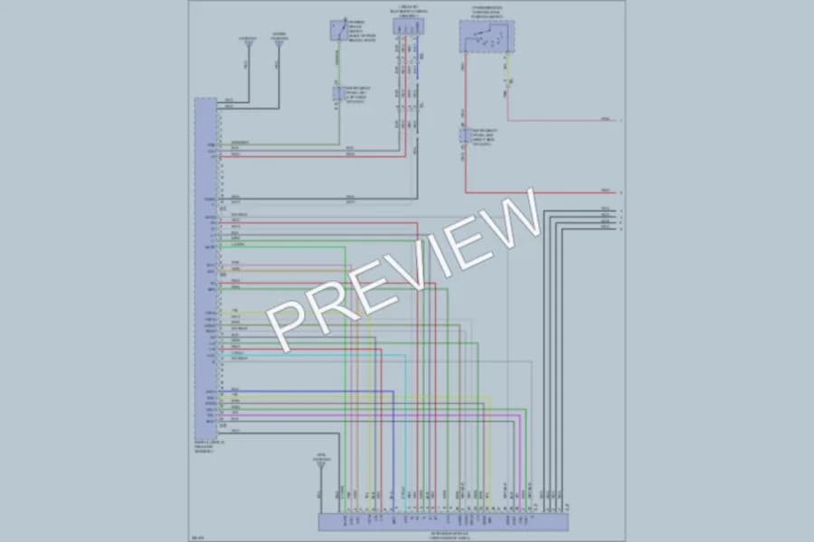 2012 Toyota Tacoma Radio wiring diagram preview