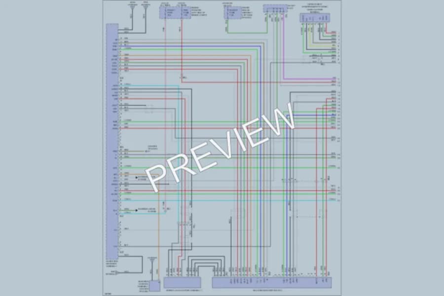2012 Toyota Venza Navigation wiring diagram preview