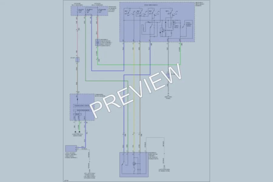 2012 Toyota Venza Wiper Washer wiring diagram preview