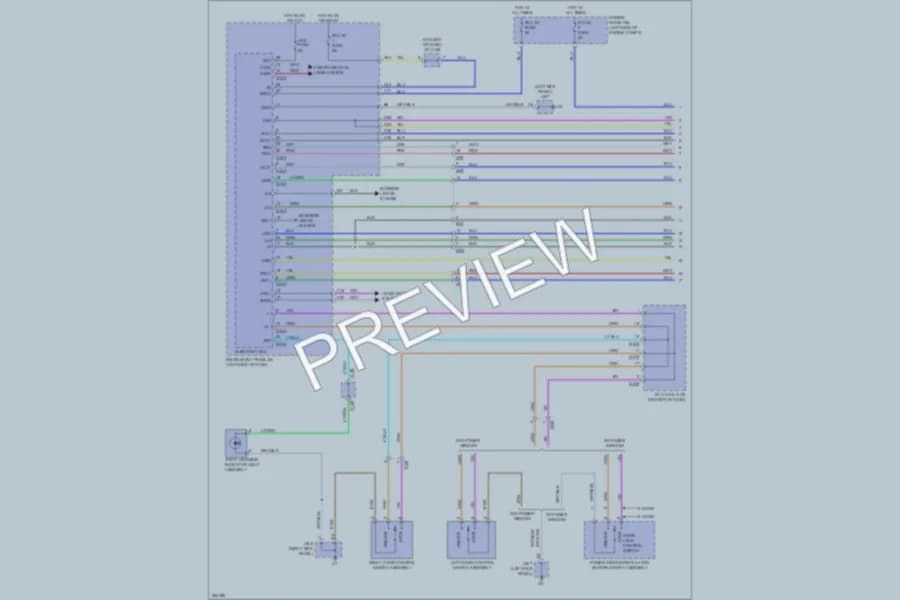 2012 Toyota Yaris Anti Theft wiring diagram preview