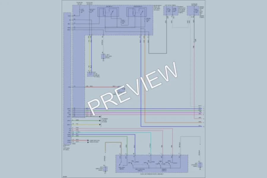2012 Toyota Yaris Headlights wiring diagram preview