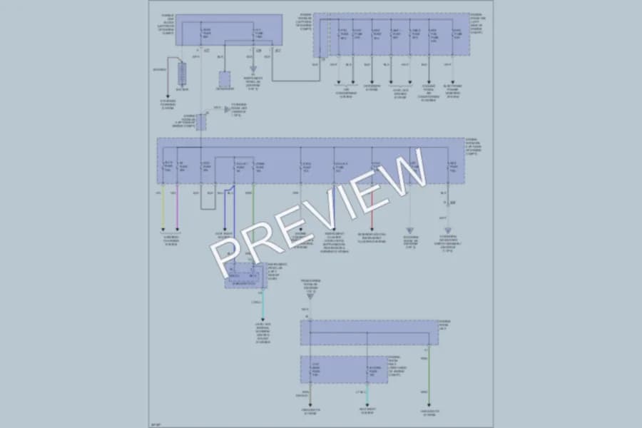 2012 Toyota Yaris Power Distribution wiring diagram preview