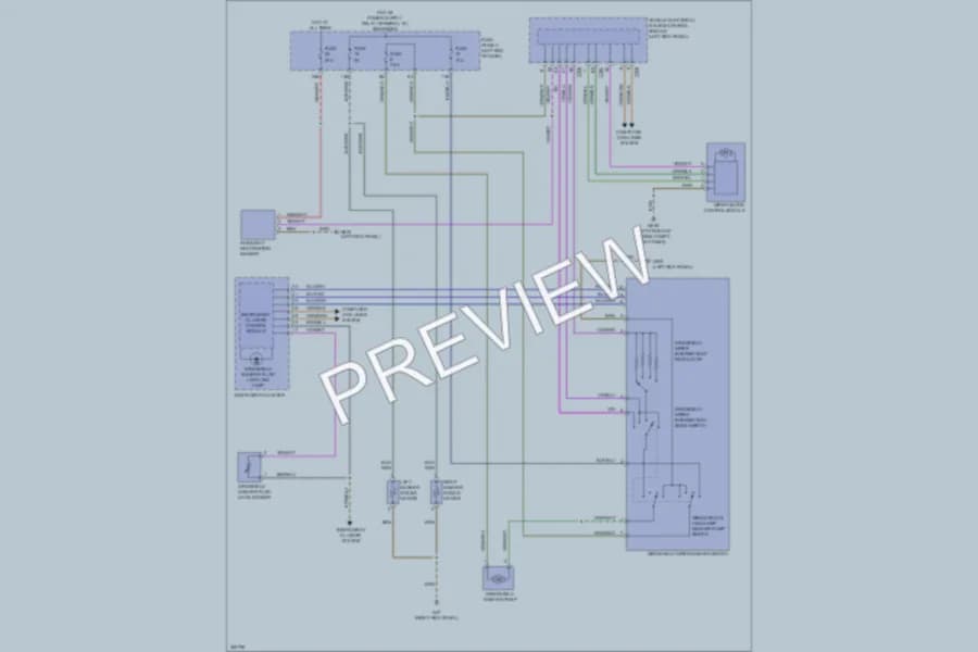 2012 Volkswagen Beetle Wiper Washer wiring diagram preview