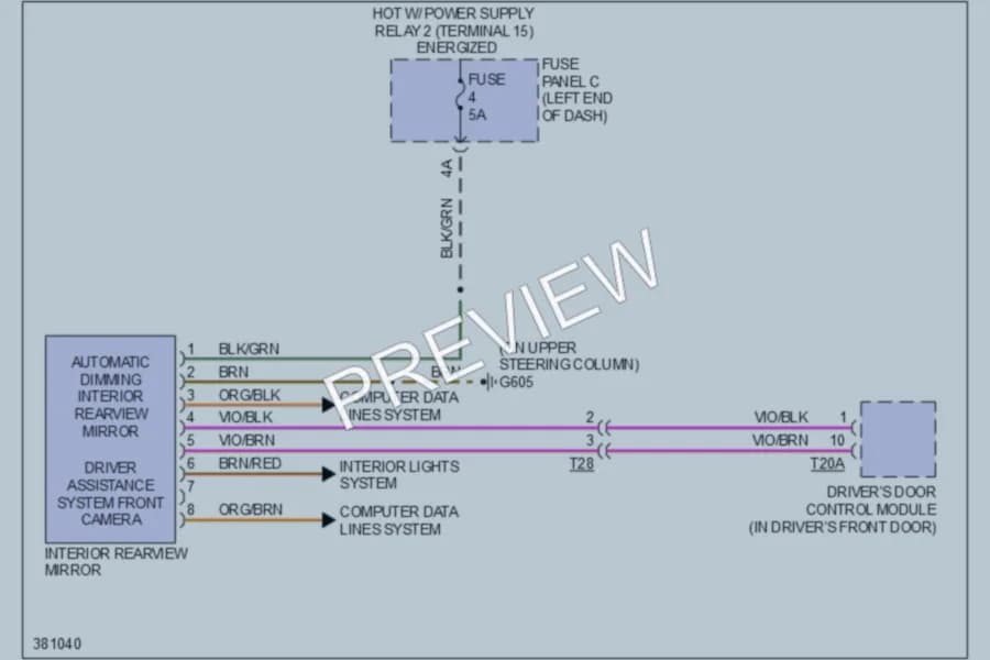 2012 Volkswagen Eos Navigation wiring diagram preview