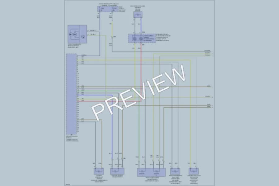2012 Volkswagen Eos Supplemental Restraints wiring diagram preview